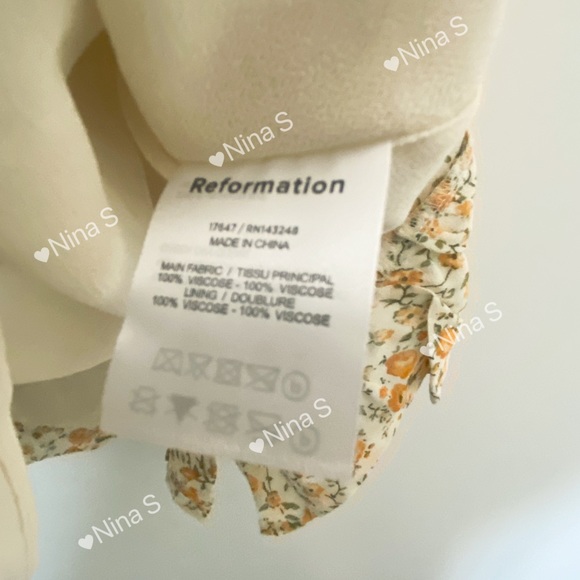 Reformation Esther Dress in Lima *NEW* - Picture 6 of 6